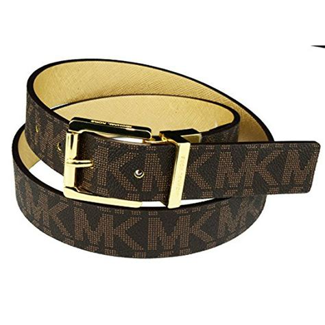 brown michael kors belt.